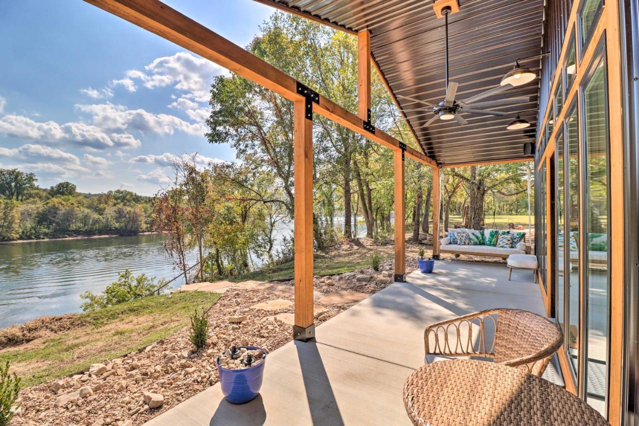 Modern Norfork House With Patio On White River! Exterior foto